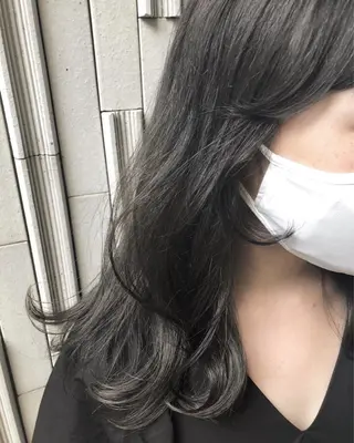 セミロング カラー 🍊新宿南口🍊 ERINAのヘアスタイル