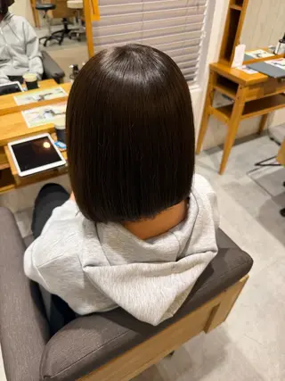 カラー 阿部 楓のヘアスタイル
