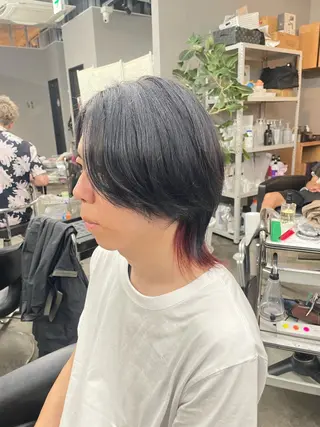 カラー メンズ 🌹ミラクル美容師 🌹ブリーチくっぽのヘアスタイル
