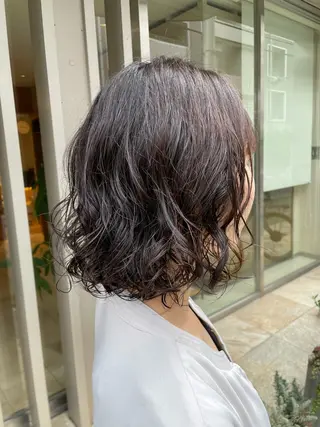 ショート パーマ 黒坂 唯奈 /パーマ・ボブ特化のヘアスタイル