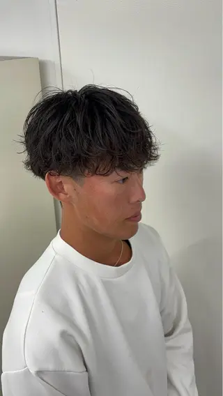 ショート パーマ メンズ 名古屋メンズパーマ /松井生のヘアスタイル
