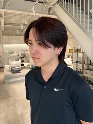 ショート カラー メンズ 周東 芽依のヘアスタイル