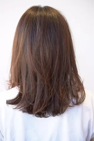 セミロング 杉本 和彦のヘアスタイル