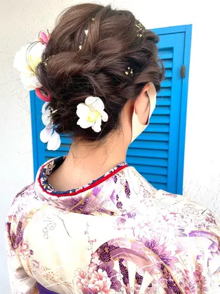 ヘアアレンジ 松下 由恵のヘアスタイル