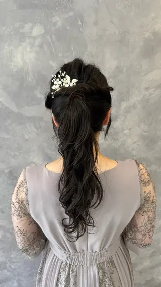 ロング ヘアアレンジ yukiko/ 垢抜け透明感hairのエステ・リラクイメージ
