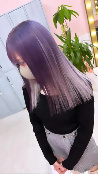 ロング カラー 町田ブリーチ特化 MANATOのヘアスタイル