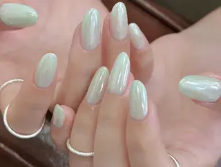 ネイル By moonネイル 🌷ワンホン/韓国風のネイルデザイン