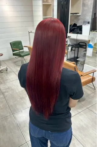 カラー ハイトーンカラー✨ 慶田玲和のヘアスタイル