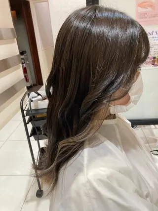 ロング カラー 1 0のヘアスタイル