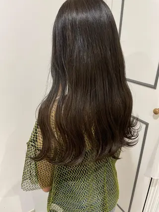 セミロング カラー . AYUKAのヘアスタイル