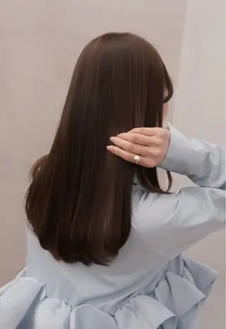 セミロング 髪質改善/ベージュ 🎀mikuのヘアスタイル