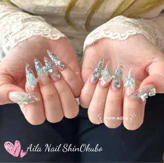 セミロング Aila Nail ShinOkuboのネイルデザイン