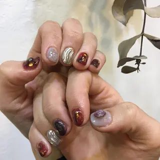 ネイル 新宿ニュアンスネイル makotoのネイルデザイン