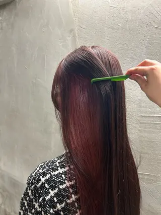 ロング カラー レイヤー透明感カラー /gima🌱のヘアスタイル