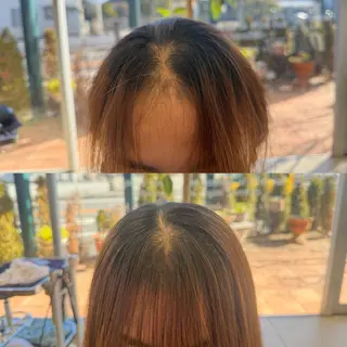 パーマ Sae/クロスパーマ /盛れる顔周りのヘアスタイル