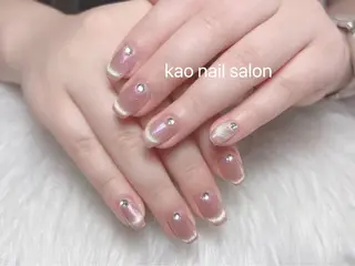 ネイル kao nail マグネット/長さだしのネイルデザイン