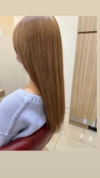 ロング ナチュラルヘア 神田一瑳のヘアスタイル