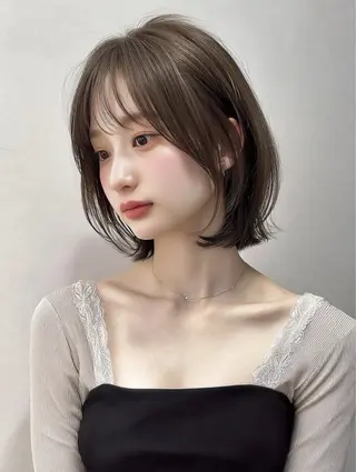 ショート カラー 似合わせカットカラー りおなのヘアスタイル