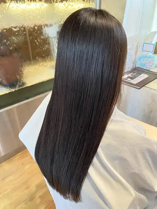 ロング 梶谷 和希のヘアスタイル