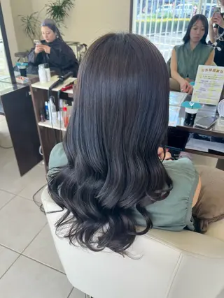 ロング カラー 💎ハイトーン× 透明感カラー Rioのヘアスタイル