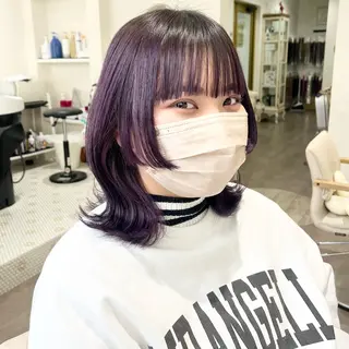 ミディアム 羽.シールエクステ 🍓 篠田梓のヘアスタイル