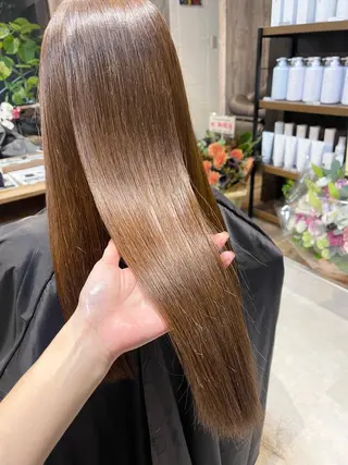 ロング 髪質改善で 憧れの潤艶美髪にのヘアスタイル