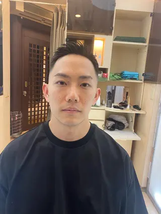 ショート メンズ 森　敦生👑 メンズカット＆パーマのヘアスタイル