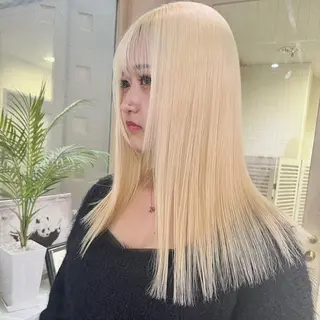 カラー レン🎨ハイトーン/ エクステ🎨渋谷のヘアスタイル