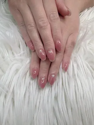 ネイル ティアラネイル 宇都宮深爪矯正のネイルデザイン