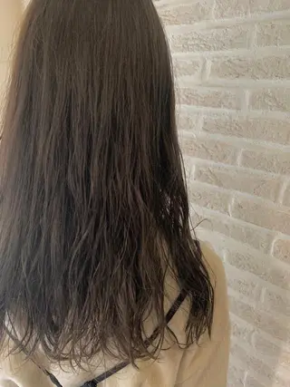 ロング カラー パーマ ✄折橋 彩花🐶🍑のヘアスタイル