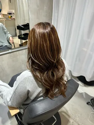 ロング カラー 𝐇𝐢𝐧𝐚 ⟡.·のヘアスタイル