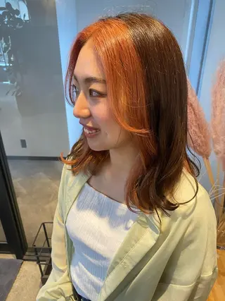 セミロング カラー 🌼ハイライト透明感 🌼maiのヘアスタイル