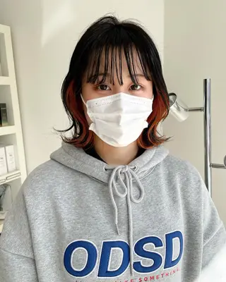 ミディアム mir MIYUのヘアスタイル