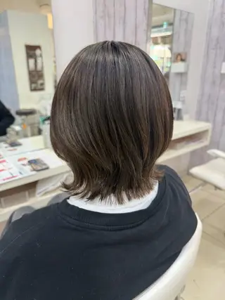 ミディアム カラー 🤎ベージュカラー/ 髪質改善/山岸🤎のヘアスタイル