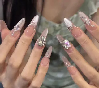 ネイル By moonネイル 🌷ワンホン/韓国風のネイルデザイン