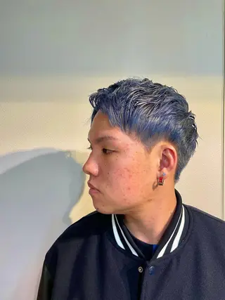 ショート カラー ヘアアレンジ メンズ Kamiya's TOKYO 安孫子のヘアスタイル