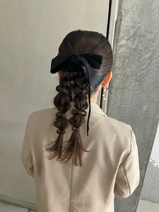 ミディアム 清村 和音のヘアスタイル