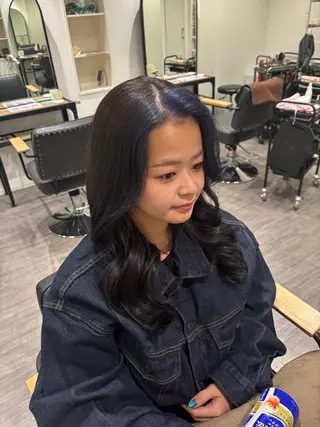 セミロング カラー ACRO Hirokiのヘアスタイル