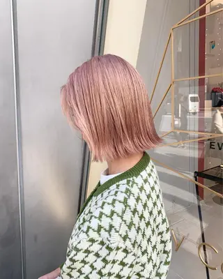 ショート カラー レイヤー専門家 ダブルカラー修のヘアスタイル