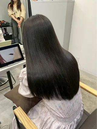 ロング パーマ ハイトーンカラー が絶対可愛い✨泰聖✨のヘアスタイル