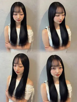 ロング カラー 🎀asumi🍓艶 髪🍓ハイトーン🎀のヘアスタイル