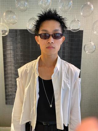 ショート 横地 凌のヘアスタイル