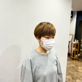 ショート 石田 有矢のヘアスタイル