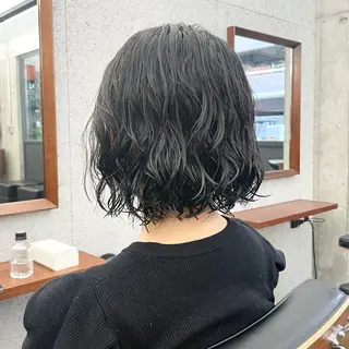 ショート パーマ メンズ ✂︎ウルフ・ショート ✂︎MIKUNIのヘアスタイル