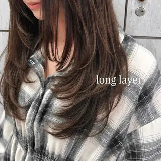 ロング 淡色┊︎ナチュラル 🧁奈那美🧁*.゜のヘアスタイル