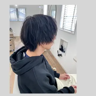 ミディアム 佐藤 沙也輝のヘアスタイル