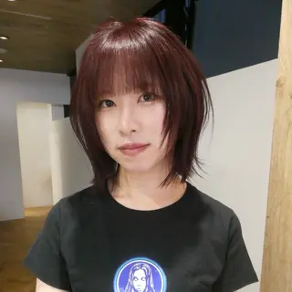 ミディアム DEAN JECYのヘアスタイル
