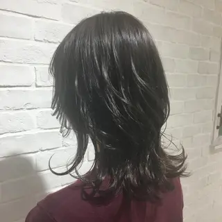 セミロング カラー TELA HAIR 幕張本郷店 澤田のヘアスタイル