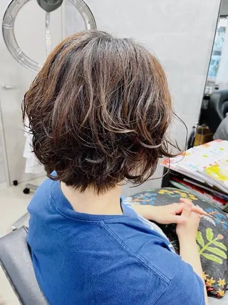 パーマ ヤマモト ヒロミのヘアスタイル