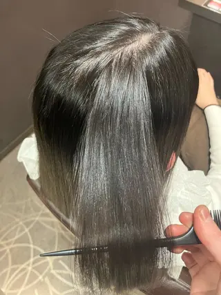 セミロング カラー 小池 穂果/ 府中のヘアスタイル